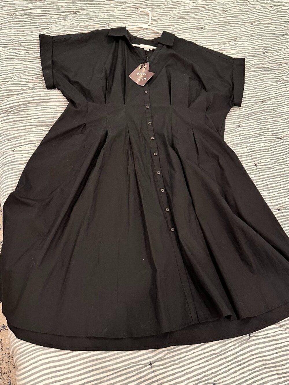Black Ava and Viv dress 3x NWT
